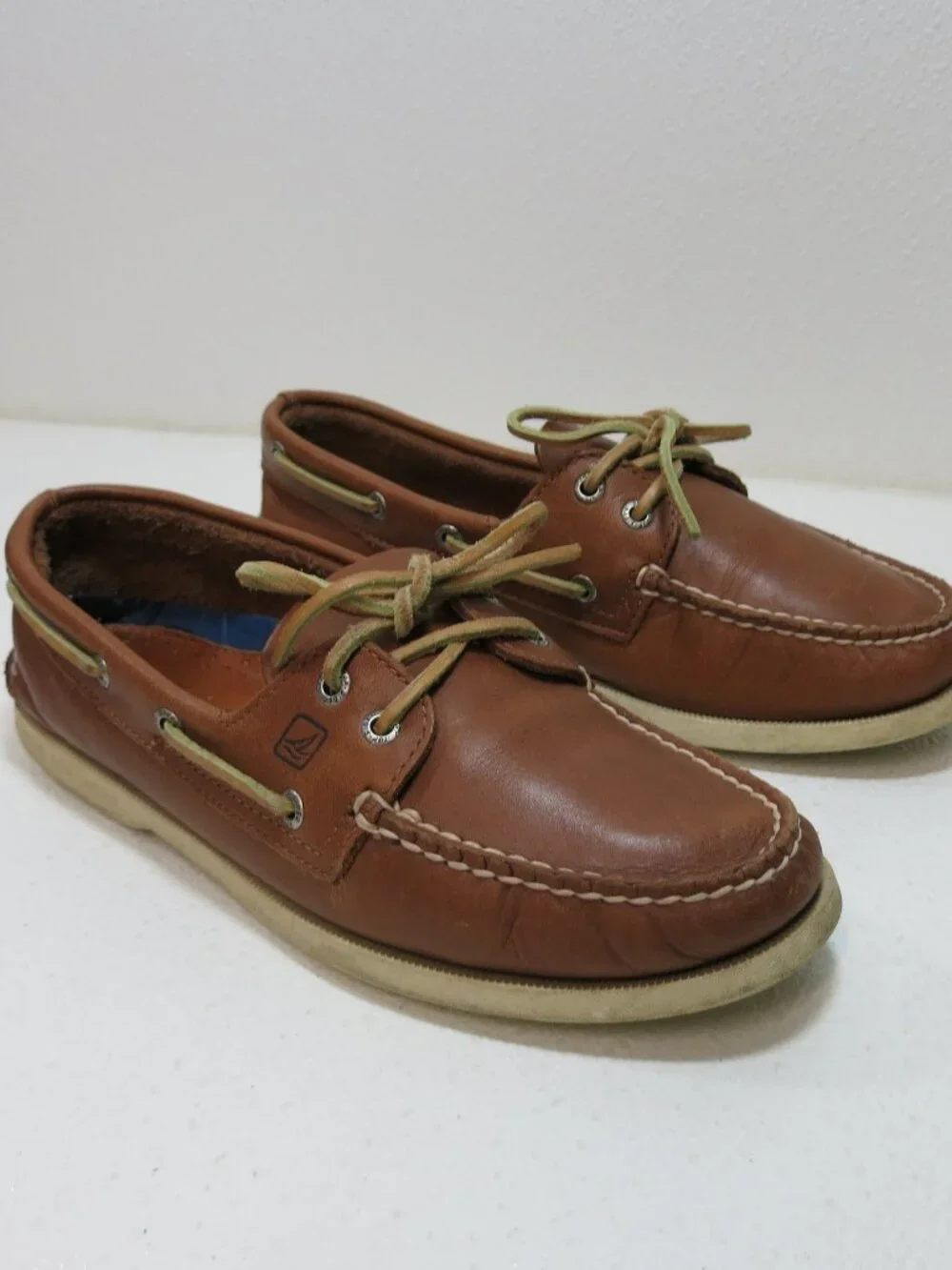 Sperry Top-Sider Nubuck Leather Boat Deck Shoes Men's Footwear Shoes Sz 9 M